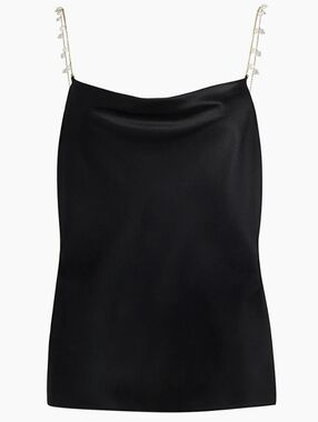 $220 CAMI NYC Busy Cowlneck Silk-Blend Cami Top XS